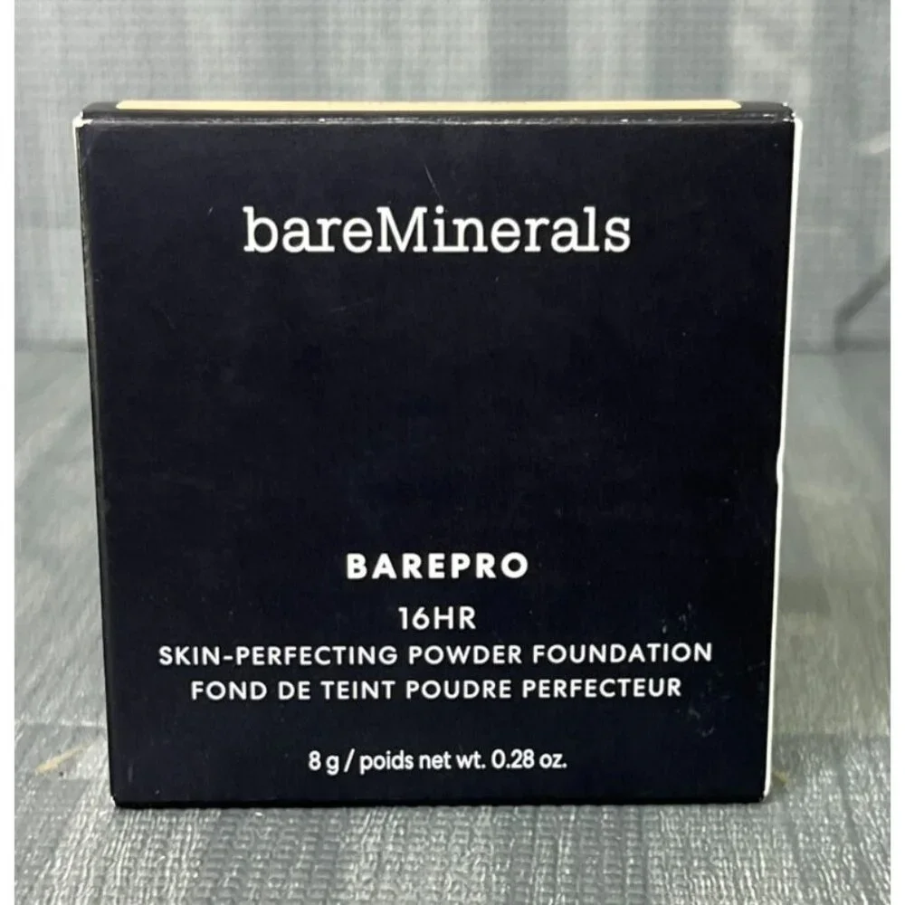 BareMinerals BarePro 16HR Vegan Powder Foundation – 8.5 g NIB (Multiple Shades)